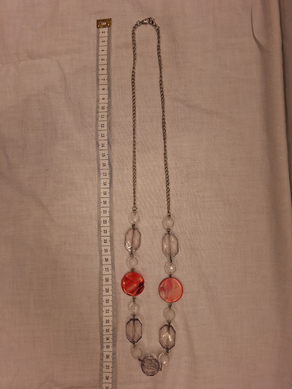 Ketten: Collier mit Perlen Länge 38cm guter Zustand – Neu (gemäss Beschreibung) aus Uettligen von rou_5p7t