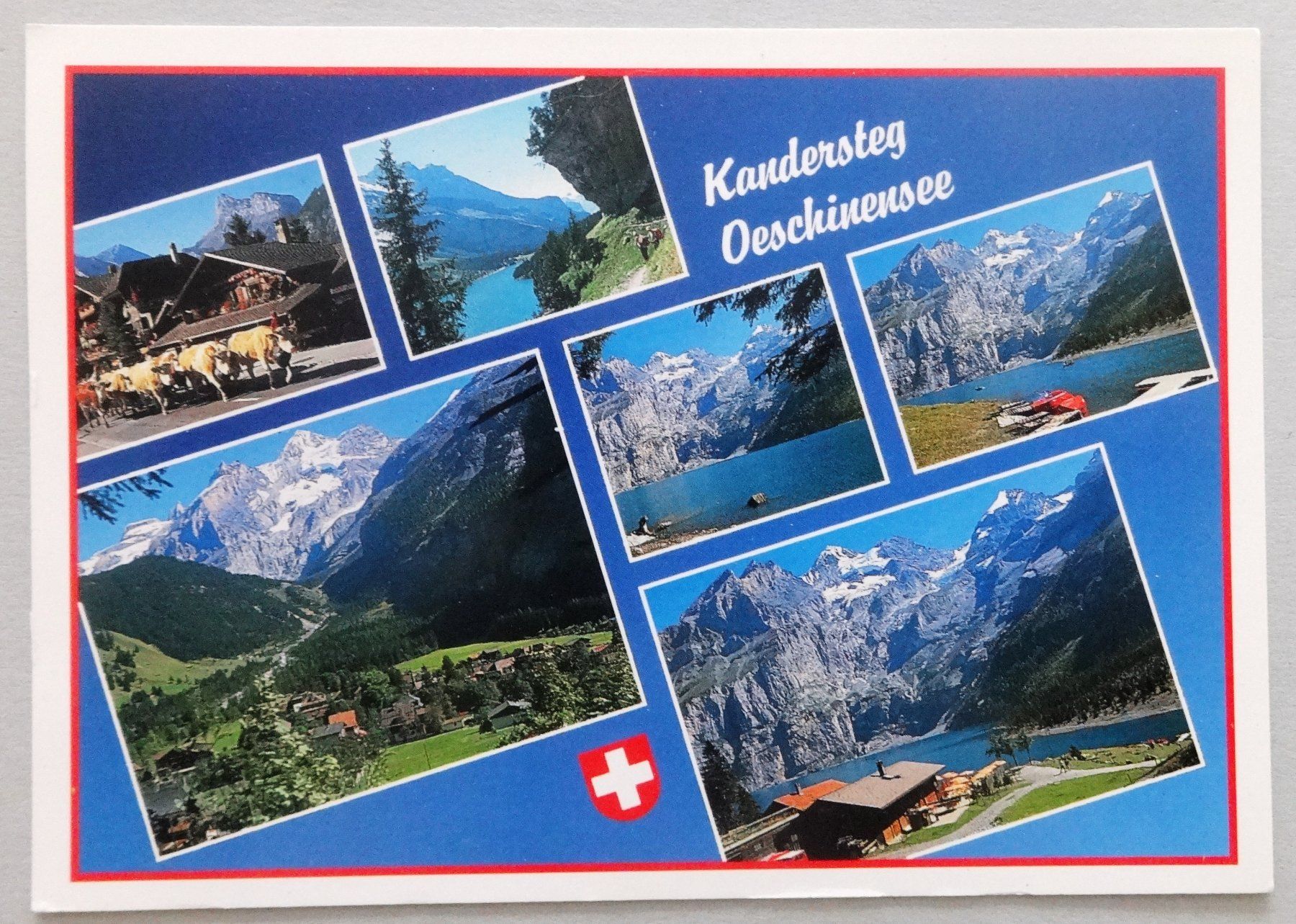 Cartoline postali: Kandersteg - Oeschinensee, B.O. – Usato da Fétigny venduto da Billy2miny