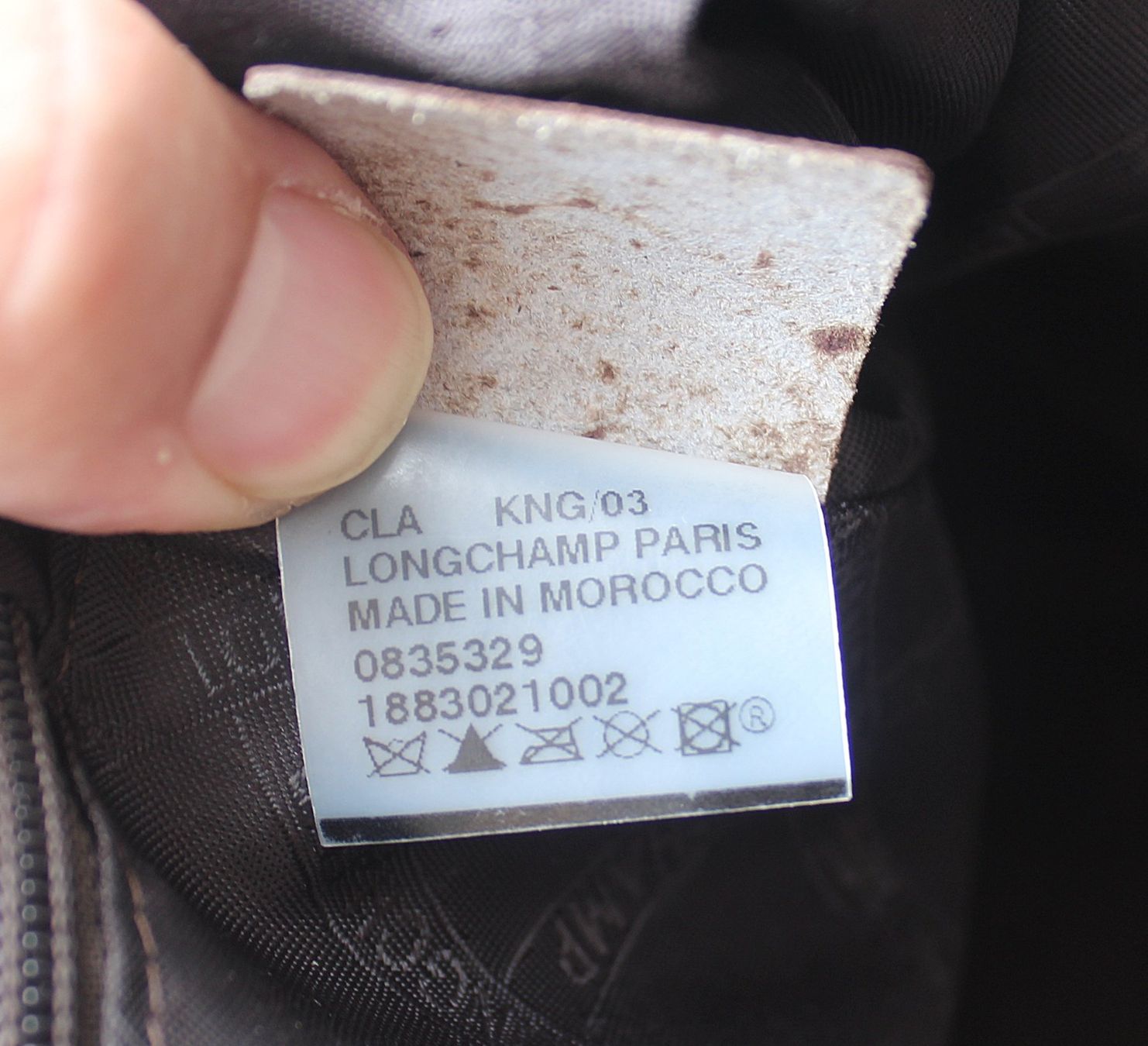 Longchamp Taschen für Damen: Vintage dunkelbraune Longchamp Paris Ledertasche – Gebraucht aus Zürich von Auctionata 3