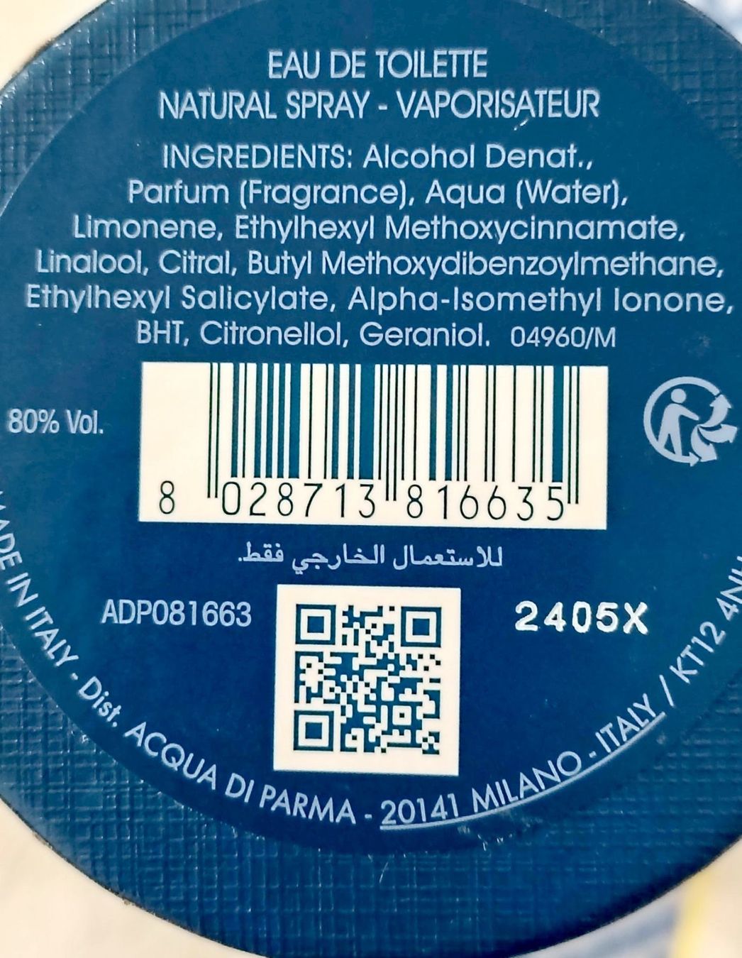 Acqua di parma Profumi & Eau de Toilette: Acqua di Parma  -  Eau de Toilette – Nuovo (secondo la descrizione) da Zürich venduto da Oscarlatti 1