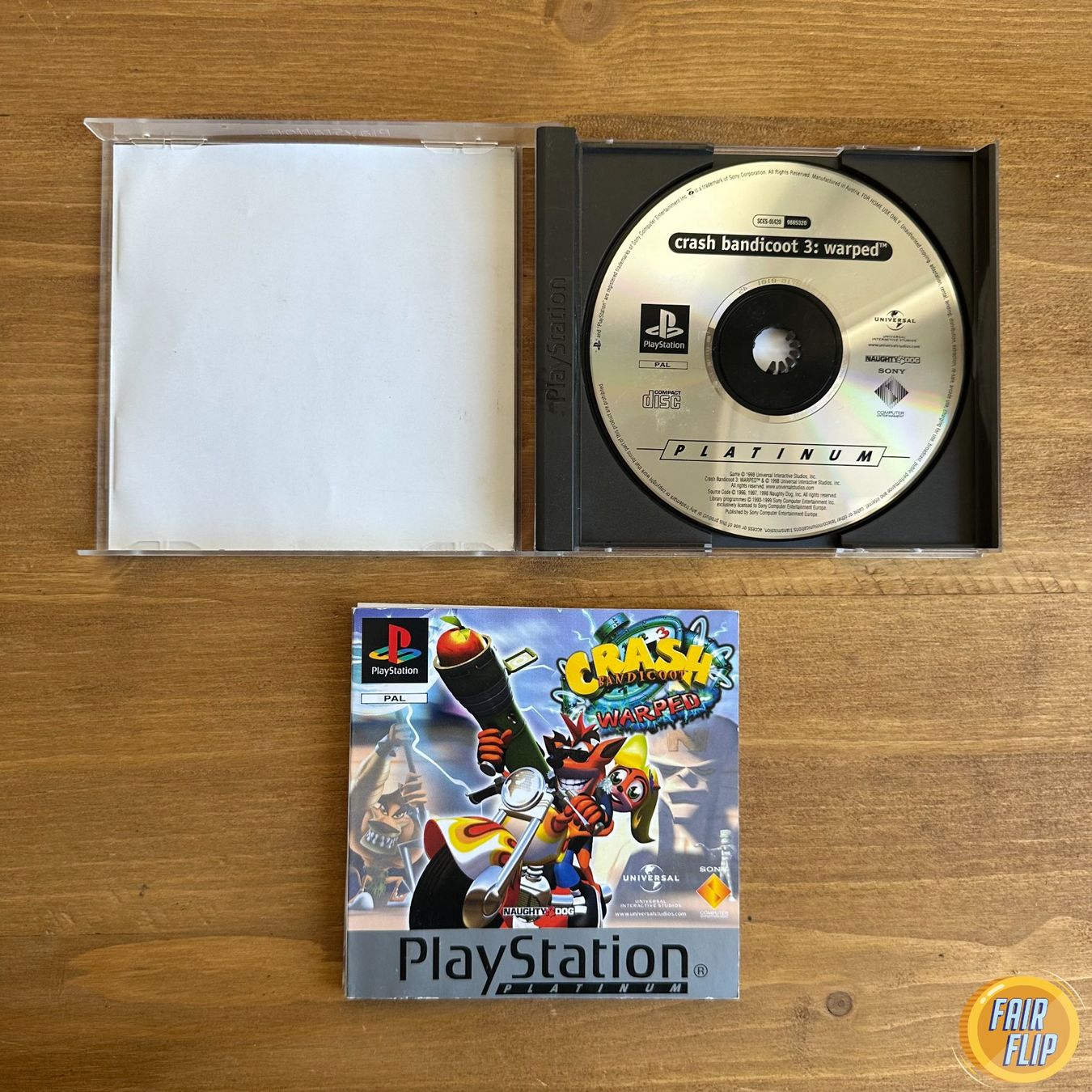Spiele: PS1 Crash Bandicoot 3: Warped – Gebraucht aus Luzern von fairflip 1