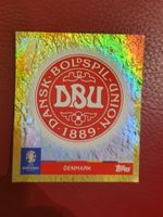 Topps Euro 2024 Sticker  Wappen DEN 1 DENMARK GOLD