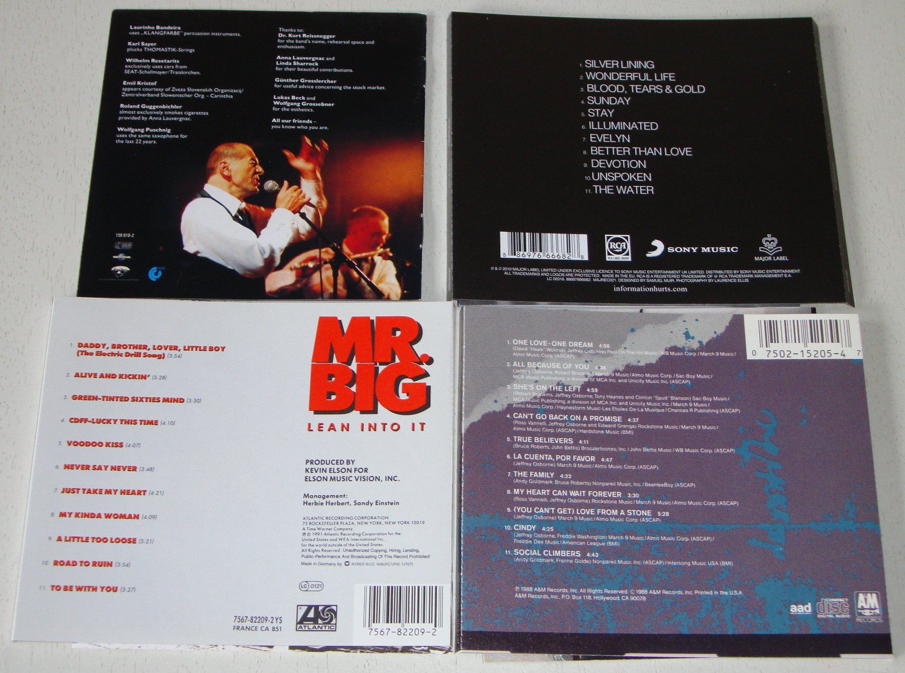CD: 4CD's - Hurst, Mr. Big, RP5, Jeffrey Osborne – Usato da Unterbäch VS venduto da diquq 1