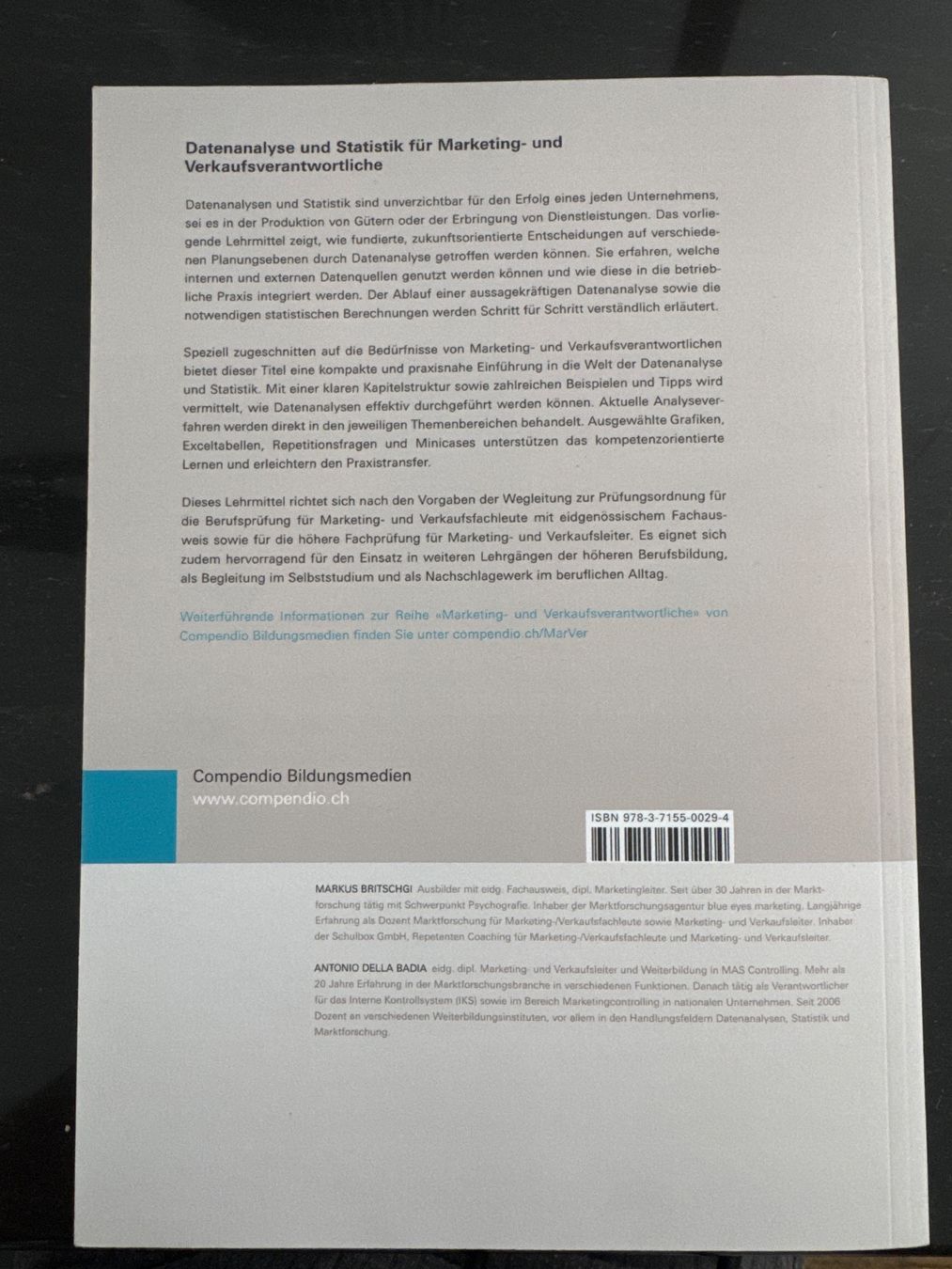 Libri: Datenanalyse und Statistik, Compendio – Nuovo (secondo la descrizione) da Chur venduto da valeria.fraraccio 1
