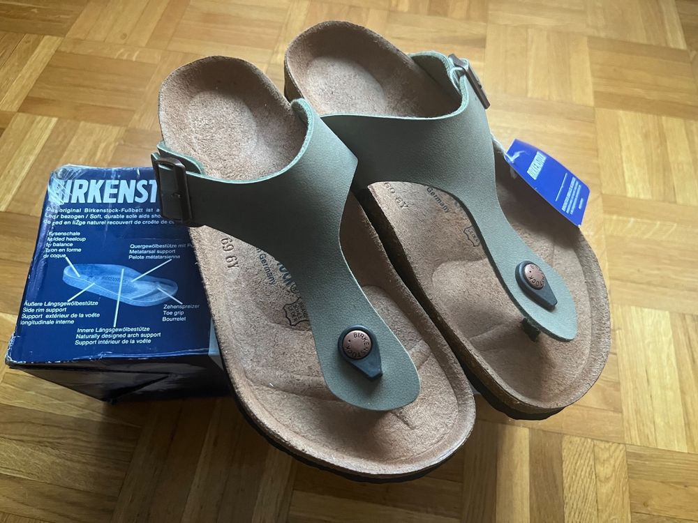 birkenstock gizeh blau lack 39