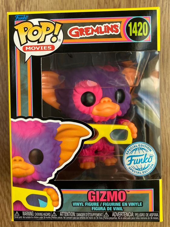 Funko Pop! Gizmo mit 3D Brille Black-Light