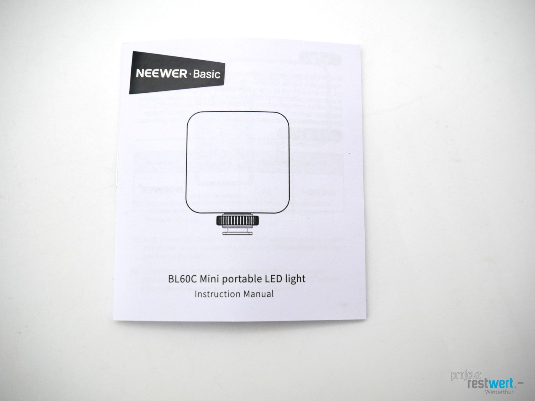 Lampen: NEEWER Mini tragbares LED Licht – Neu (gemäss Beschreibung) aus Winterthur von Restwert_Winterthur 3