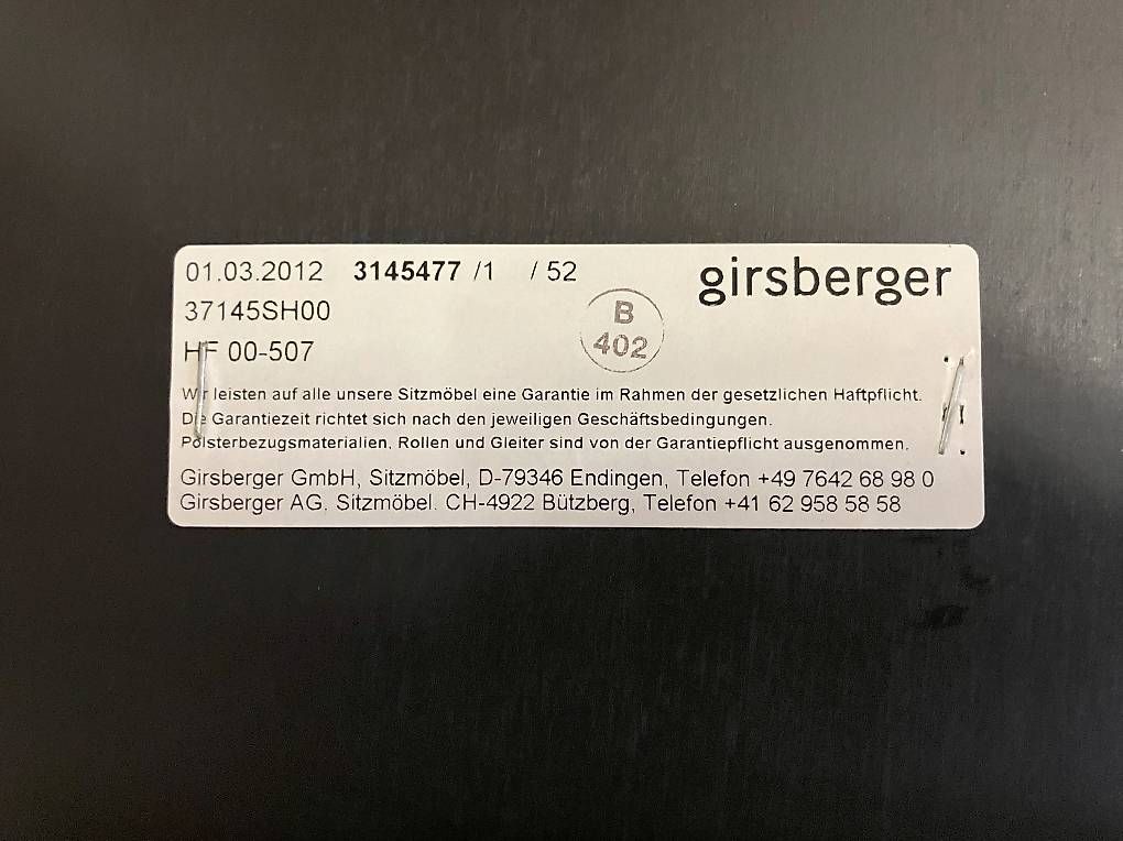 Girsberger Sedie: Holz- Metallstühle Girsberger – Usato da Horgen venduto da charger269 3