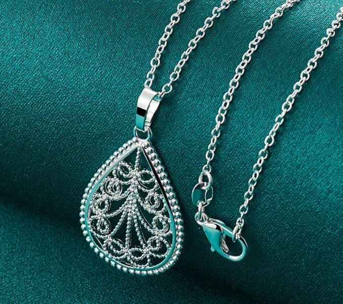 Catenine: Anhänger mit Kette, 925 versilbert – Nuovo (secondo la descrizione) da Grenchen venduto da dar_6d52 2