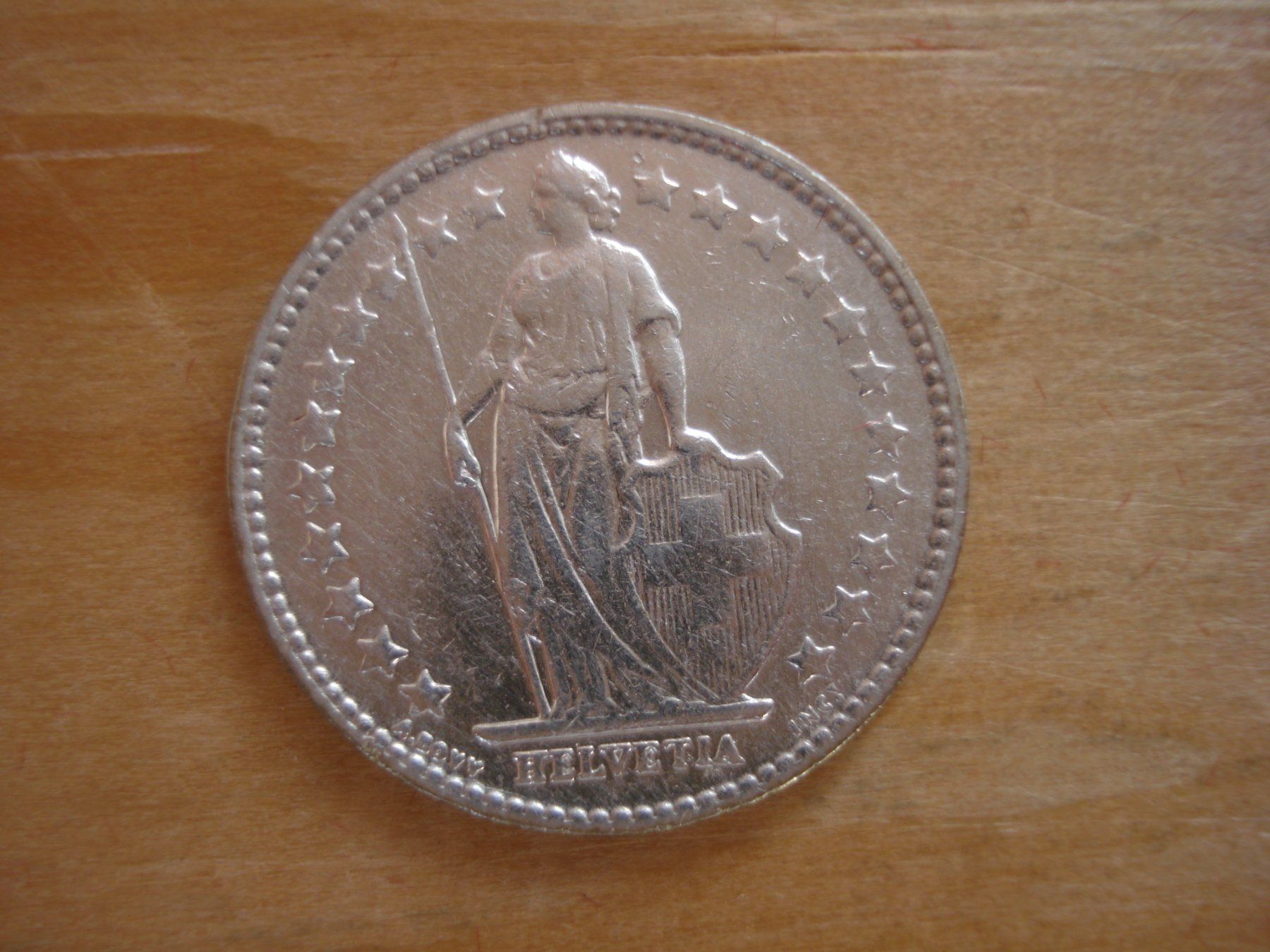 Alle Münzen: (C1) 1/2 Franken 1907 VZ+ – Gebraucht aus Erlach von Net-Coins 1