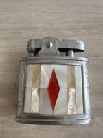 Vintage Feuerzeug mit Perlmutt Einlage gebrauchter Zustand