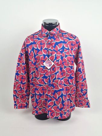 Coton Doux Kinderhemd mit Wassermelonenmuster (Gr.140)