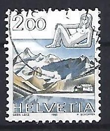 Tutti i francobolli: 1982/86 - Tierkreiszeichen, Jungfrau Schwarzsee – Usato da Schaffhausen venduto da poststamp