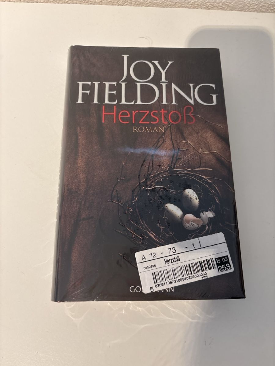 Libri: Joy Fielding - Herzstoss, neu und originalverpackt  – Nuovo e nell'imballaggio originale da Adliswil venduto da ninotschka7