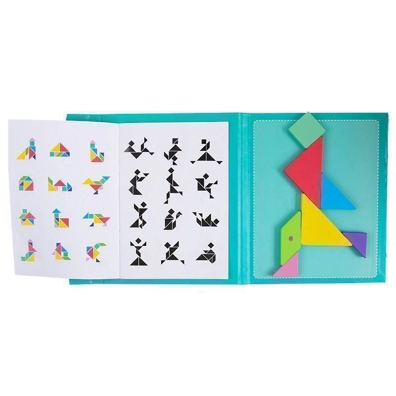 Giochi: KINDER TANGRAM BUCH - MAGNETISCH - PUZZLE - 3D PUZZLE – Nuovo e nell'imballaggio originale da Kriens venduto da swissgadget 1