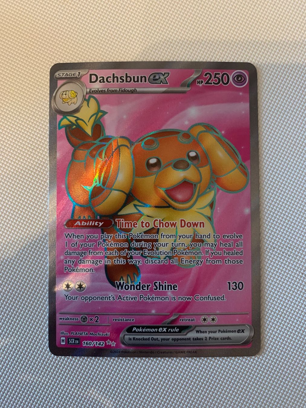 Cartes: Carte Pokémon dachsbun 160/142 – Neuf (Voir description) à Genève par