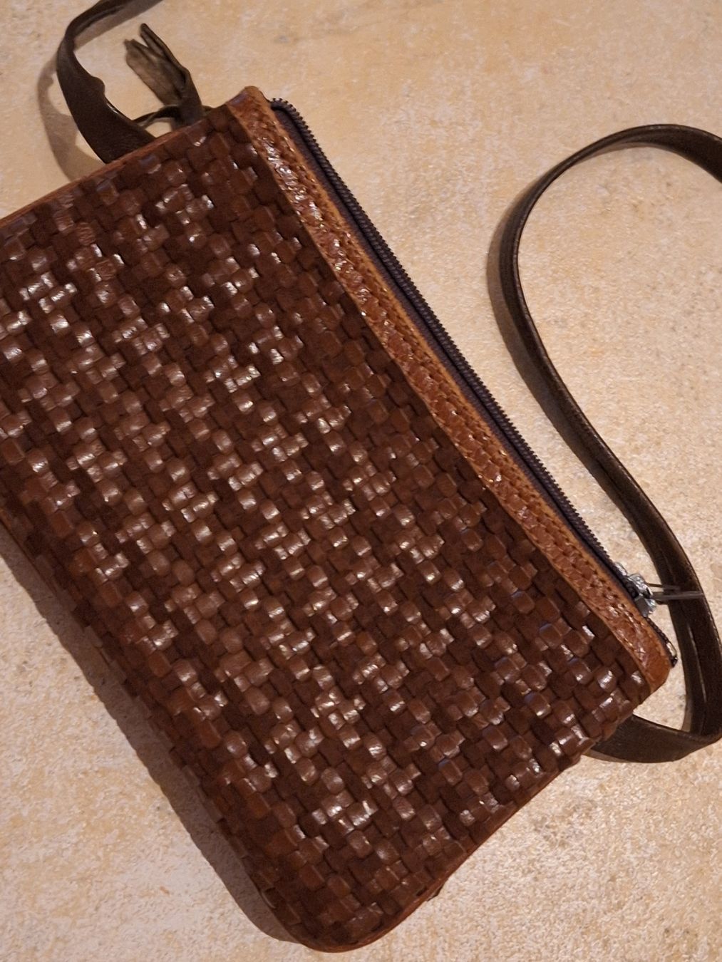 Borse da donna: Ledertasche Italien in Florentinertechnik – Usato da Rheinfelden venduto da Cleopatra2000 1