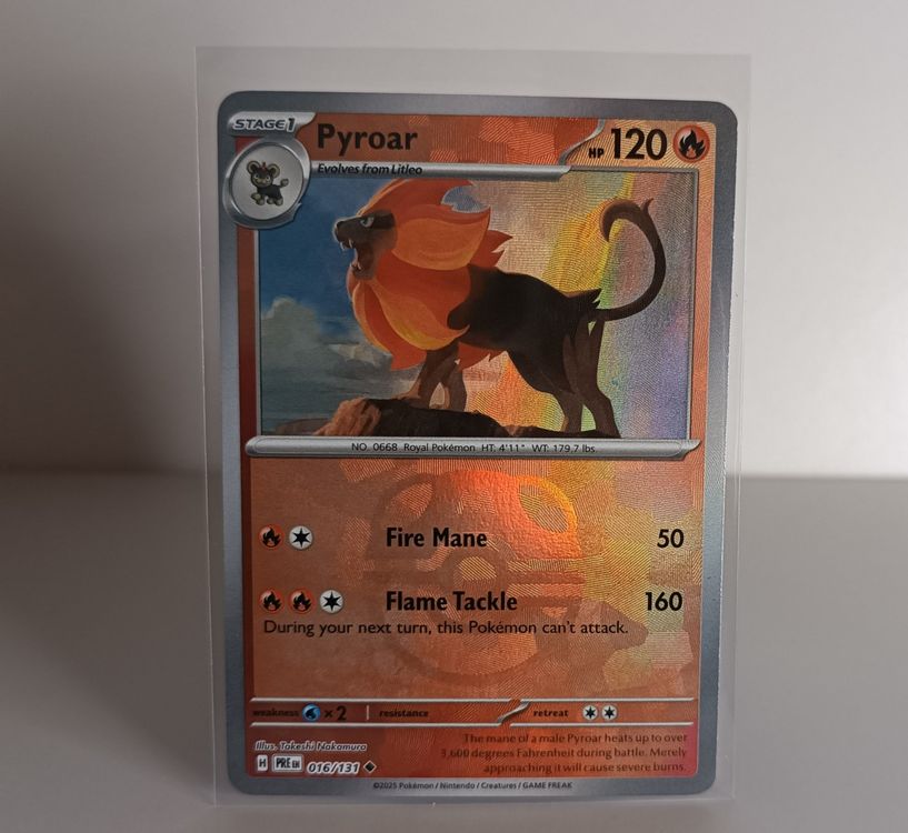 Pyroar 016/131 Pokeball Pokemon Prismatic Evolutions MINT | Kaufen auf ...
