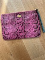 Dolce & Gabbana pochette rose zippée en python