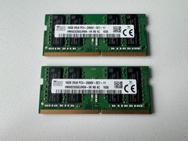 hynix 32 GB (2 x 16 GB) 2666 MHz DDR4