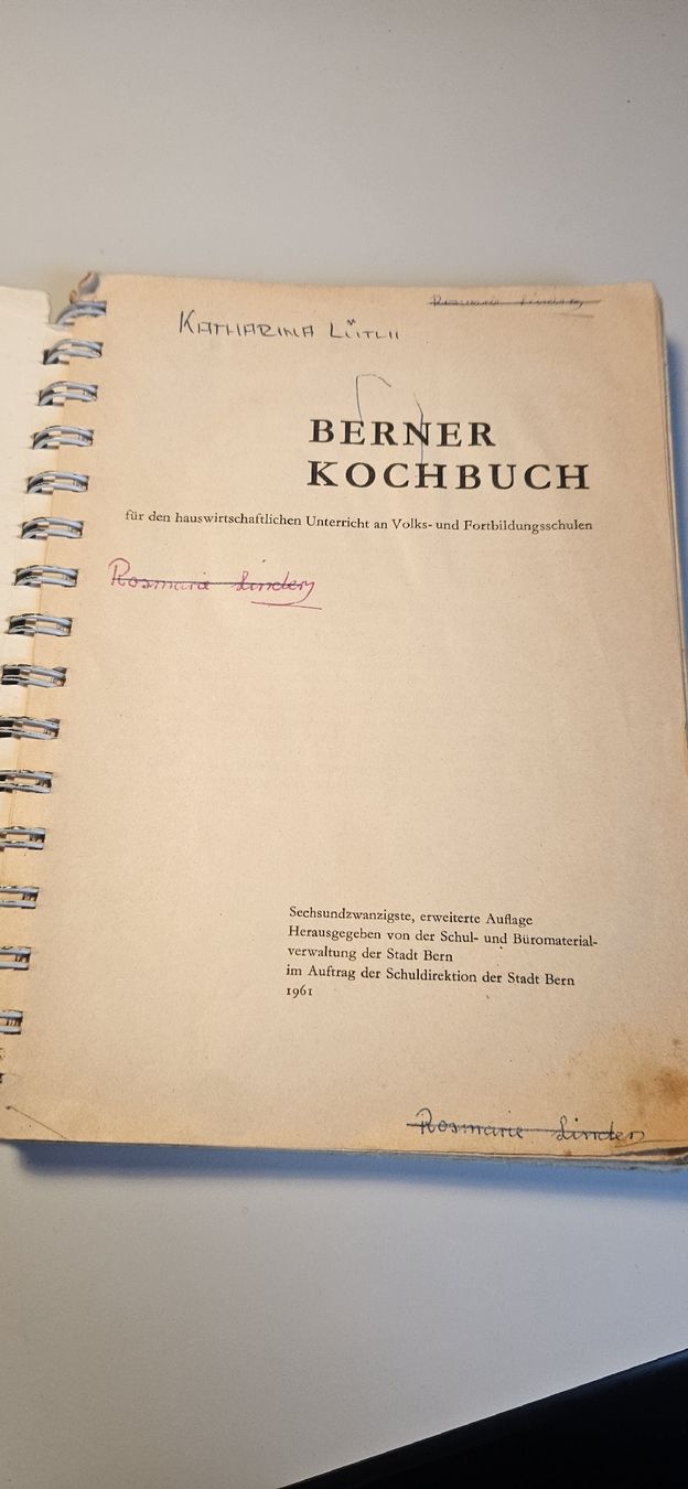 Libri: Berner Kochbuch 1961 – Usato da Belp venduto da Ginus85 1