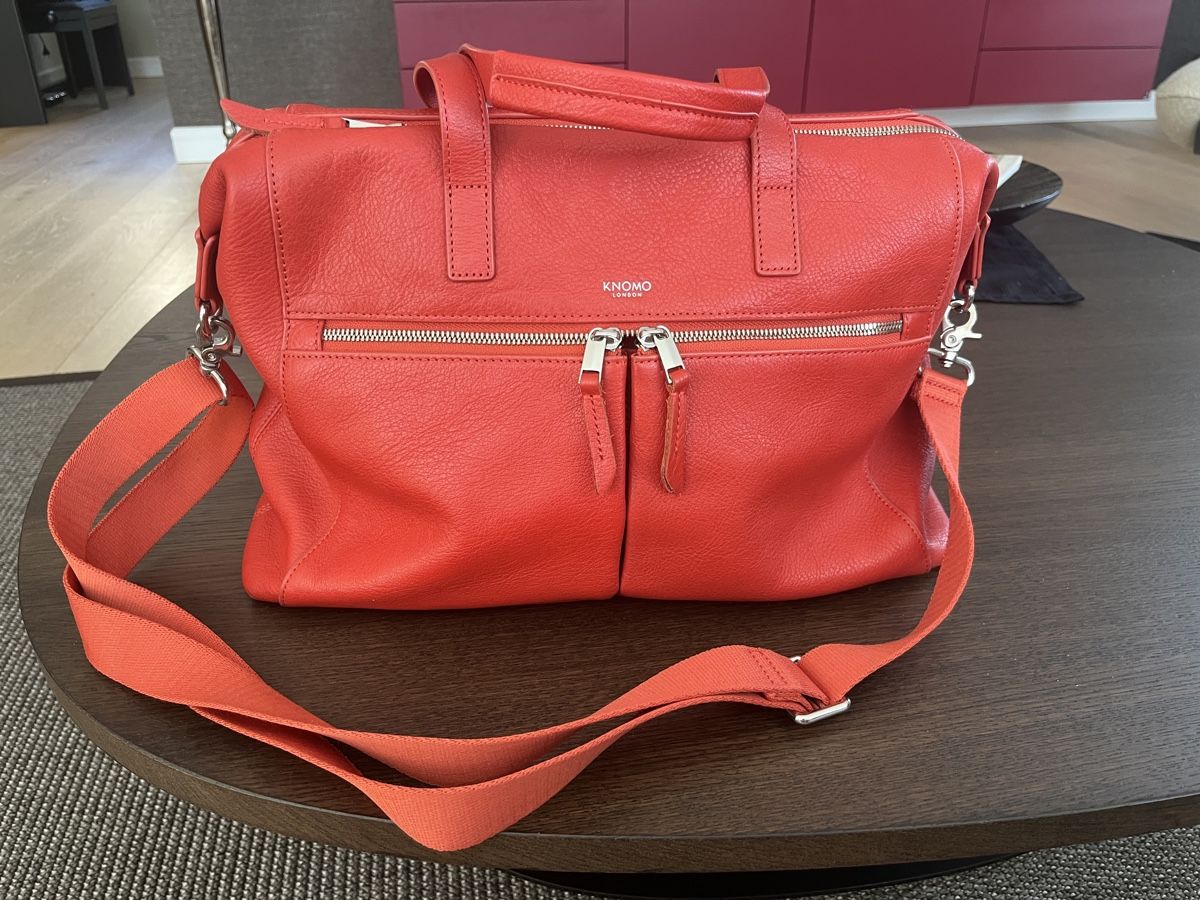 Valigie & Borse: Knomo London Ledertasche, chillirot – Usato da Staufen venduto da F14_tomcat 4