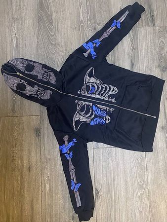 Jacke schwarz-blau, Top Zustand, Grösse S, Herbst ?