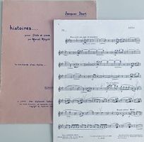 Notenhefte: Jacques Ibert (gebraucht) flûte et piano