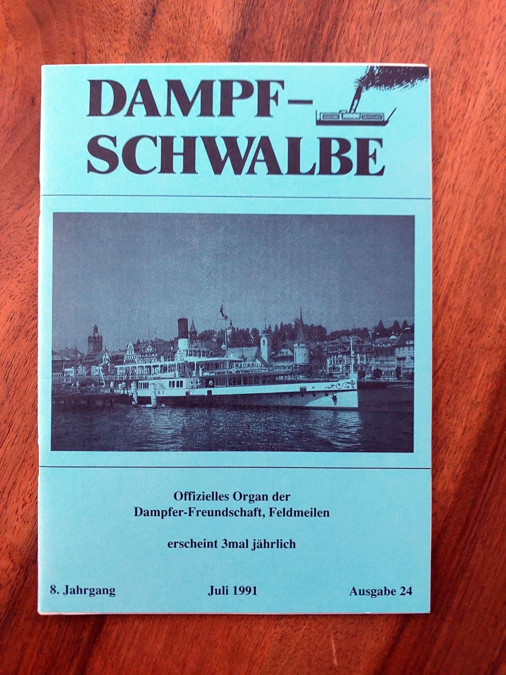 Riviste & Magazine: Dampfschwalbe Nr. 24 - Juli 1991 - Dampfschiff-Historie – Usato da Schönenwerd venduto da Steidi