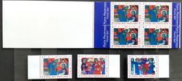2001 Vatikan Weihnachten Satz ** + Markenheftchen **