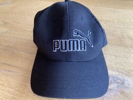 Puma Cap Schwarz mit Logo guter Zustand