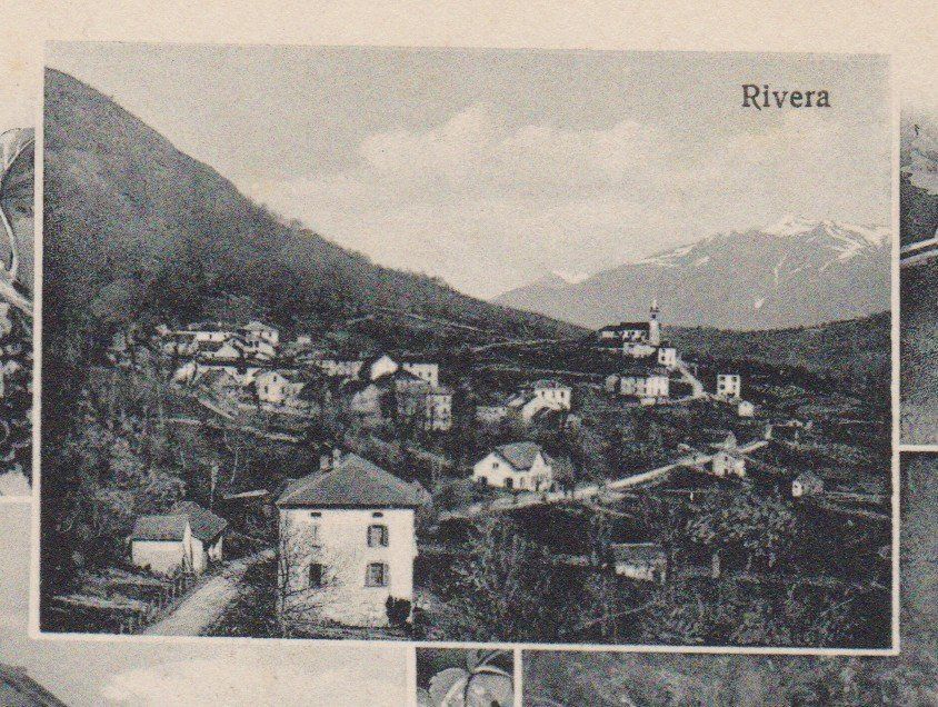 Ansichtskarten: Rivera  Bironico   TI   :   alte 3-Bild-Ansichtskarte um1915 – Gebraucht aus Vitznau von Ropaku 1