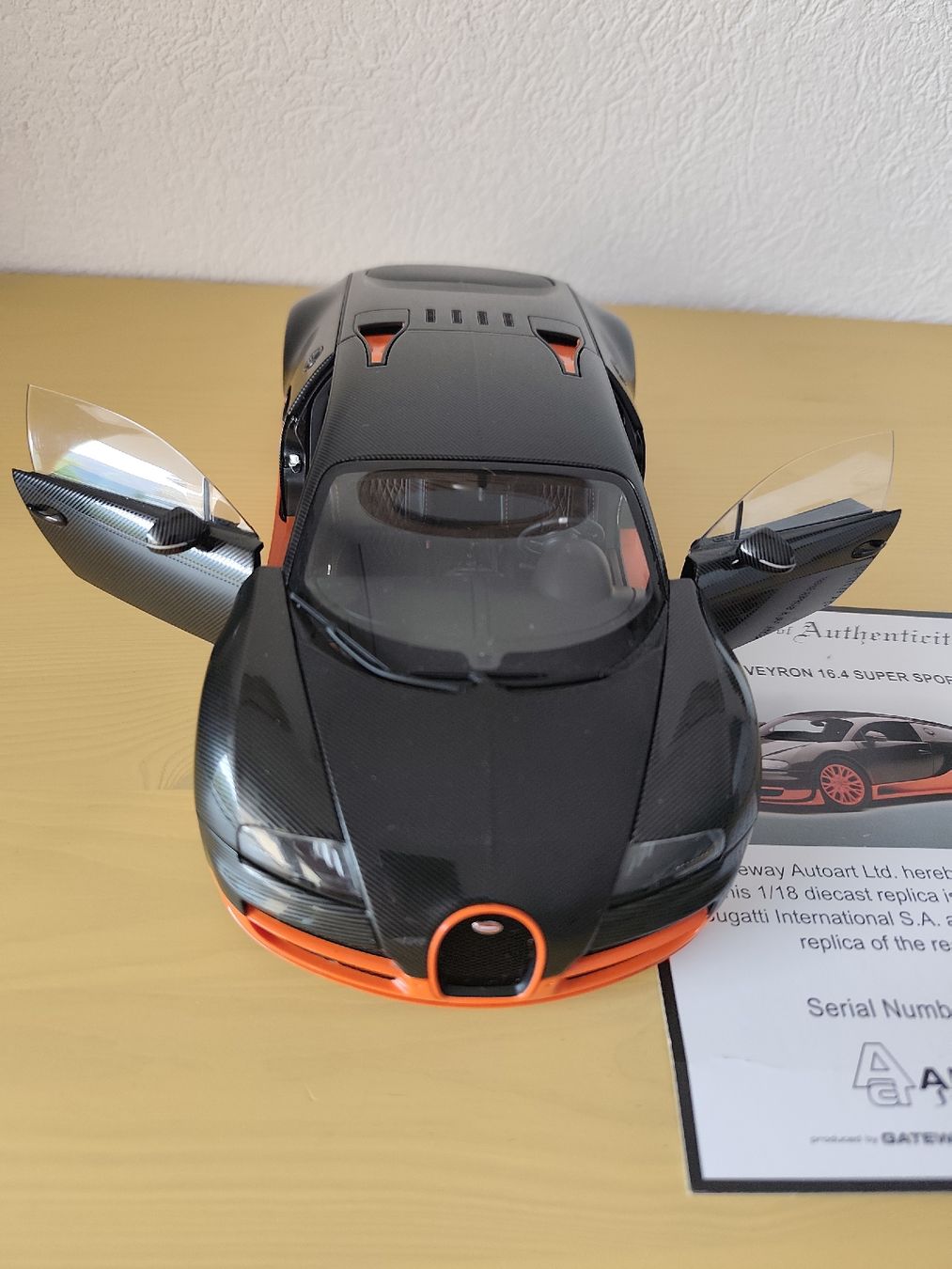 Autoart Modellini d'auto: Bugatti Veyron SuperSport autoart – Nuovo e nell'imballaggio originale da Martigny venduto da Vintage-23 2