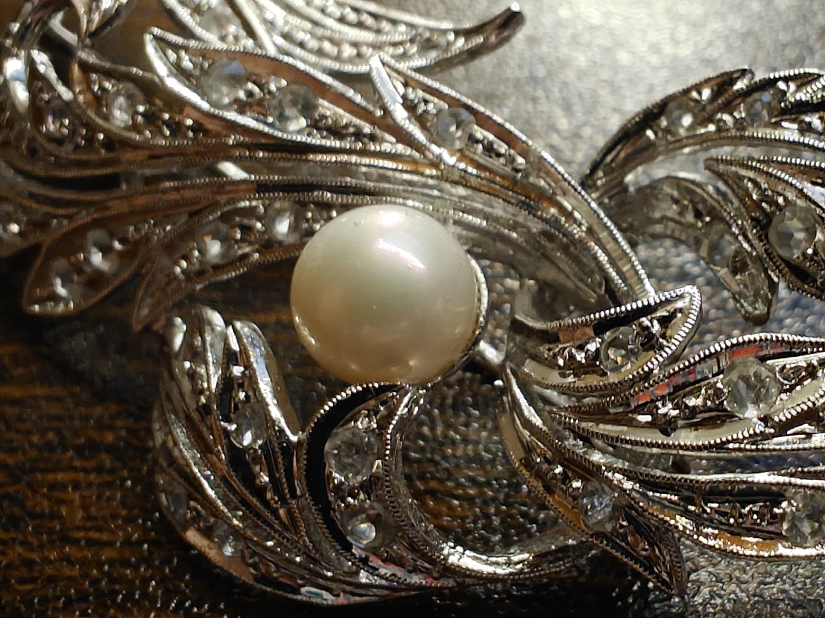 Broschen & Nadeln: Silber Brosche mit Perle – Gebraucht aus Malans GR von mesmen 2