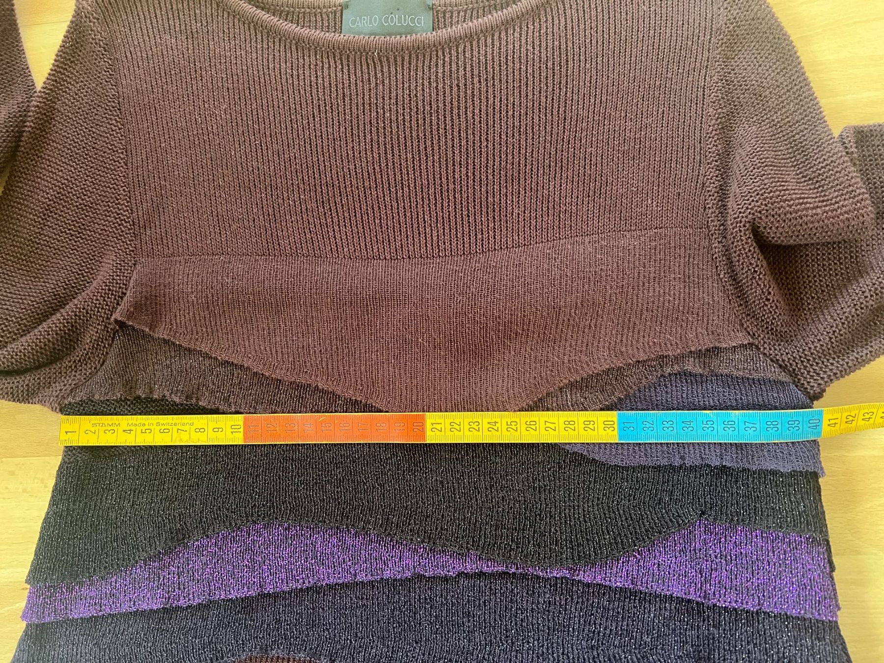 Carlo Colucci Maglioni & Felpe: langer CARLO COLUCCi Strick Damen Pullover in Gr. 38 – Usato da Worb venduto da farben20zauber 6