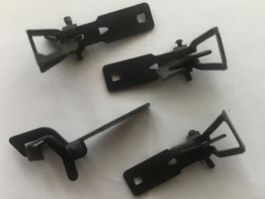 4x PIKO Hakenkupplungen aus Metall für Fleischmann