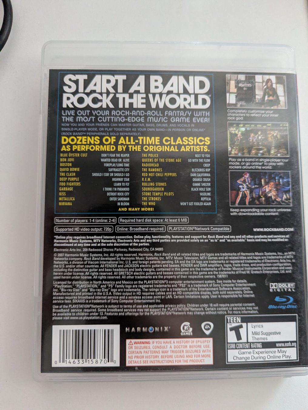 Sony Spiele: Rock Band - Playstation 3 PS3 Game – Gebraucht aus Hünenberg See von SpecialEditionGaming 1