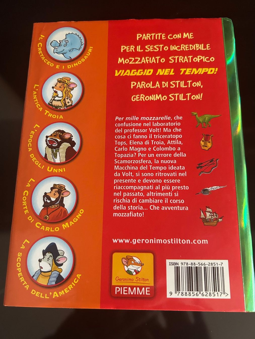 Libri: Viaggio nel tempo 6 - Geronimo Stilton – Nuovo (secondo la descrizione) da Arbedo venduto da nadia1973 3