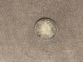 1/2 Reichsmark 1914 Silbermünze