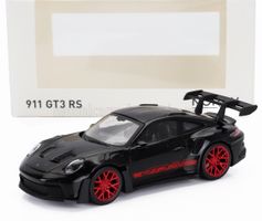 Porsche 911 / 992 GT3 RS seit 2023 schwarz / rot        1:43
