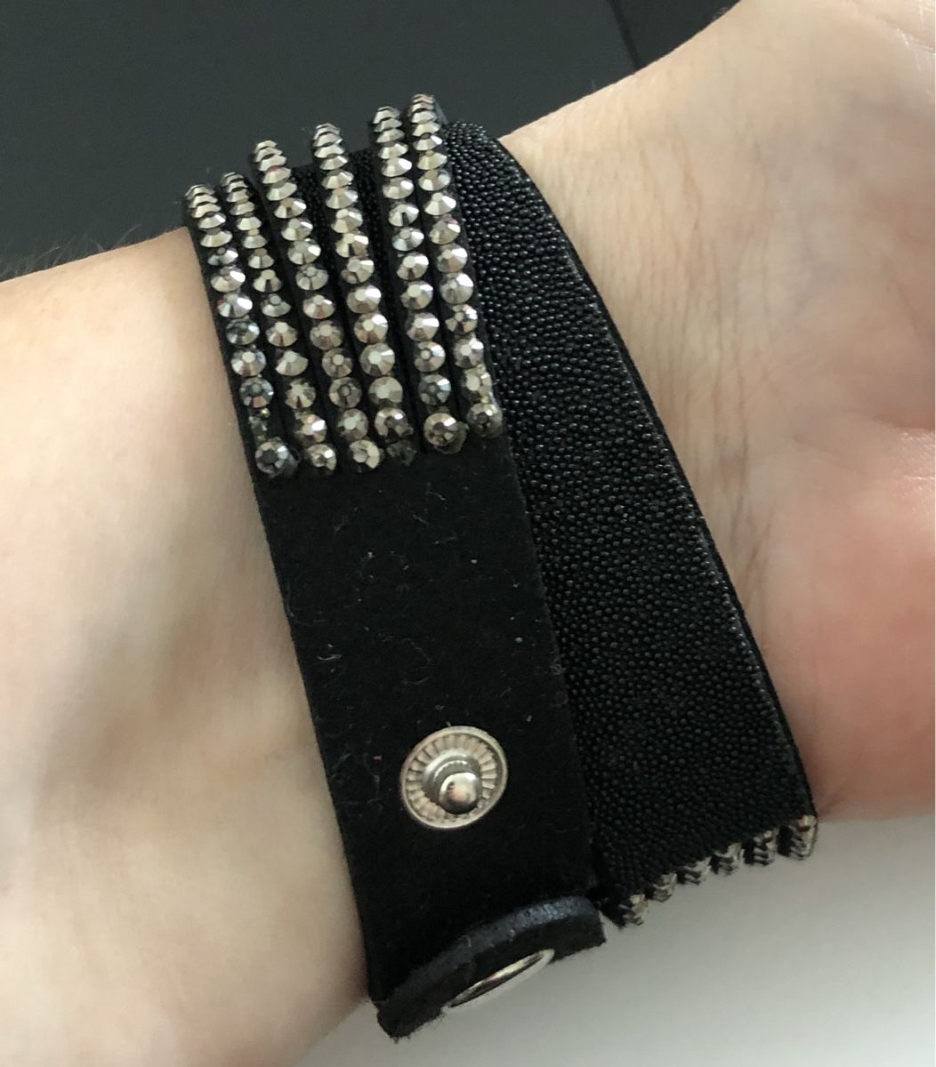 Swarovski Bracciali & Braccialetti: Schickes Wickelarmband mit Strasssteinen – Nuovo (secondo la descrizione) da Luzern venduto da Pool33 4