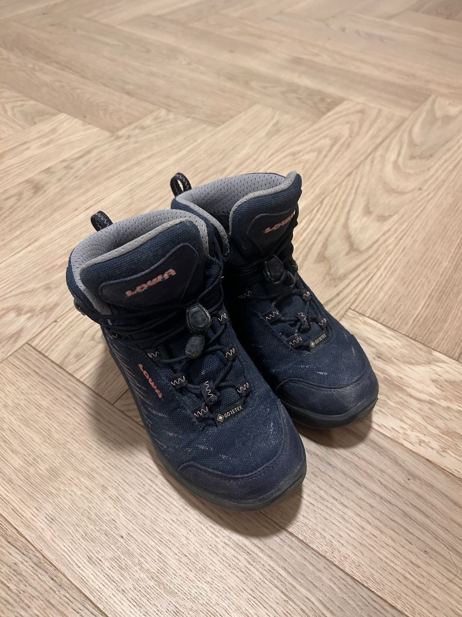 Lowa Scarpe per ragazzi: Wanderschuhe Lowa Gore-Tex blau - 29 – Usato da Zürich venduto da Losgedros 1