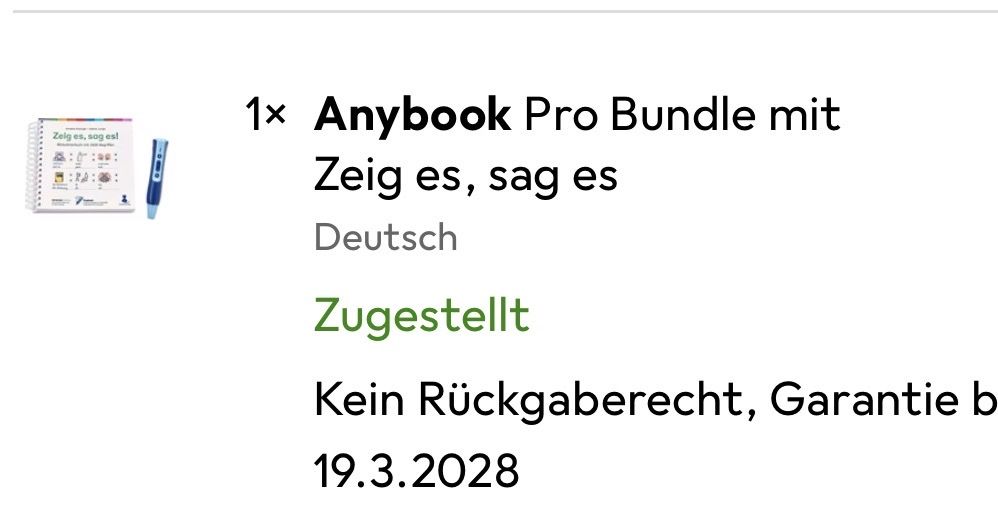 Penna & Evidenziatori: Anybook reader Bundle quasi NEU – Usato da Gutenswil venduto da Freetibet1 1