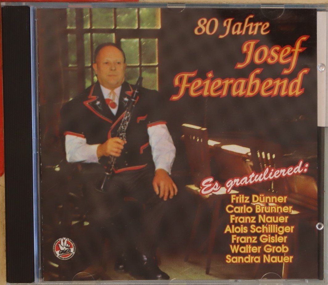 CD: 80 Jahre Josef Feierabend – Usato da Luzern venduto da CONTENTI