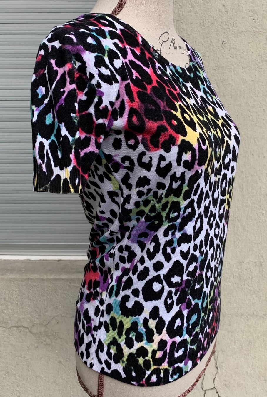 Tops: Splendide twinset 2 pièces LEO&UGO léopard fluo t.2 – Neu (gemäss Beschreibung) aus Martigny von only__you 2