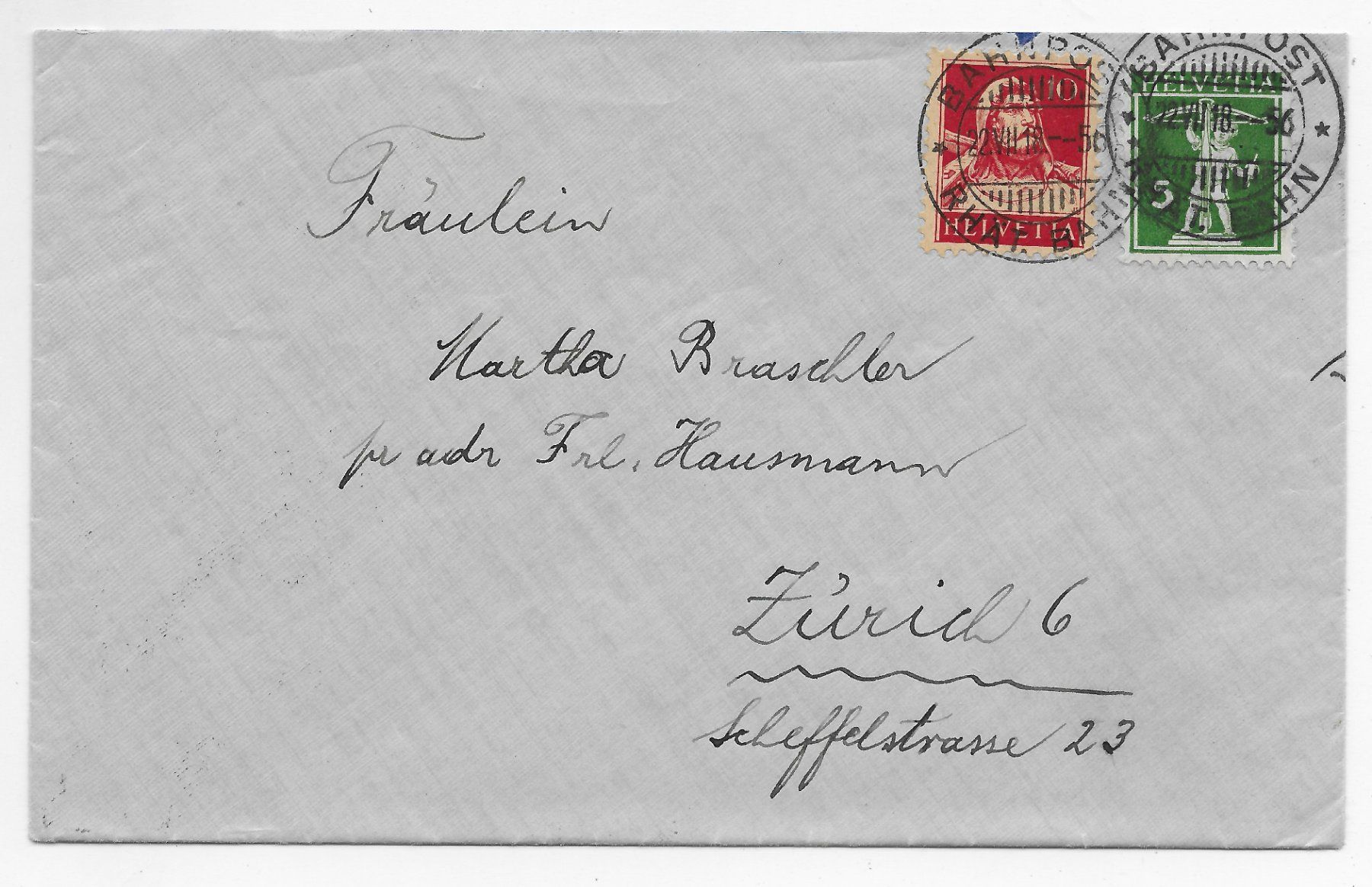 Tutti i francobolli: Brief, Bahnpost  Rhät. Bahn – Usato da Hefenhofen venduto da Richsalz