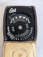 Eos Belichtungsmesser Vintage mit Ledertasche, Rarität!