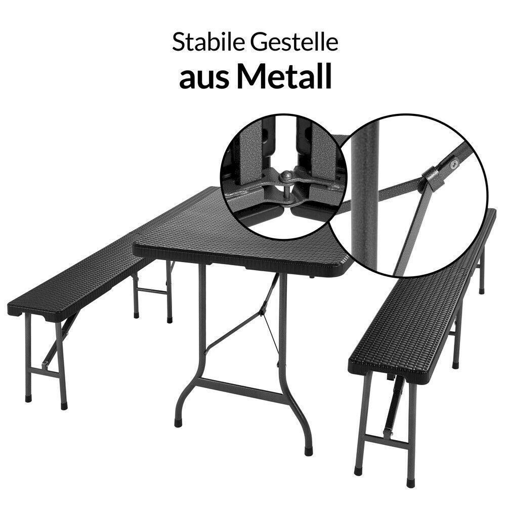 Tischset: Casaria 3 tlg Campingmöbel Malmö – Neu und originalverpackt aus Bottighofen von zaap 1