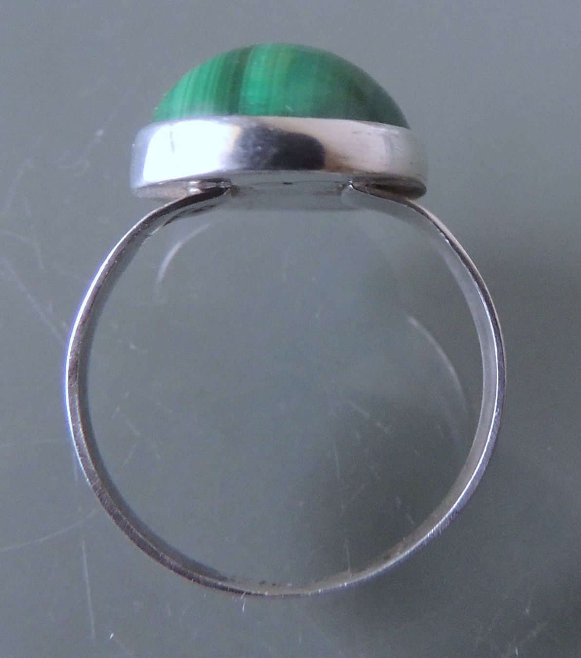 Ringe: Malachit Silber 925 Fingerring Gr. 53 – Gebraucht aus Waldenburg von schaller707 1