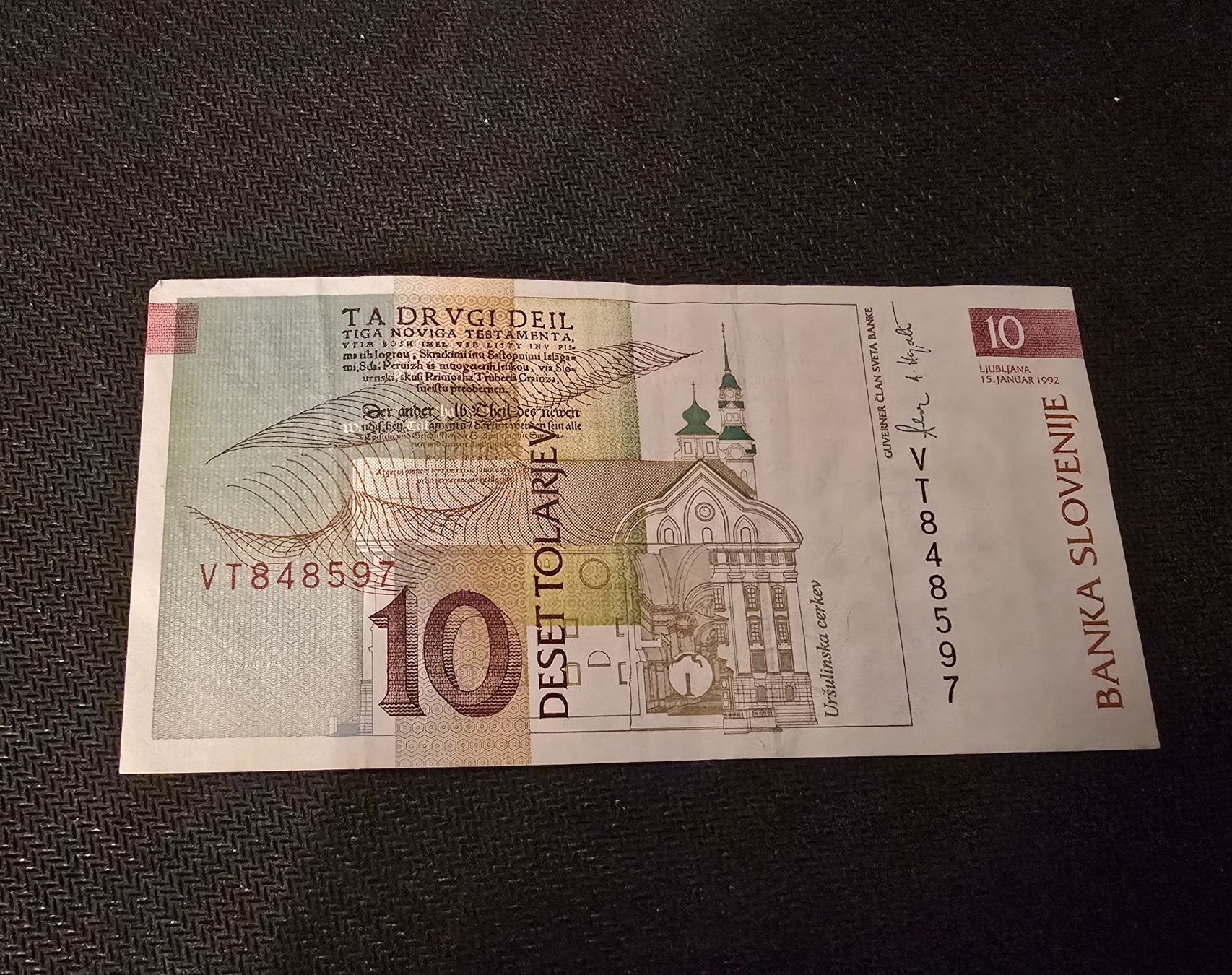Banconote: Billet Slovénie 10 – Usato da Petit-Lancy venduto da Minnie26 1